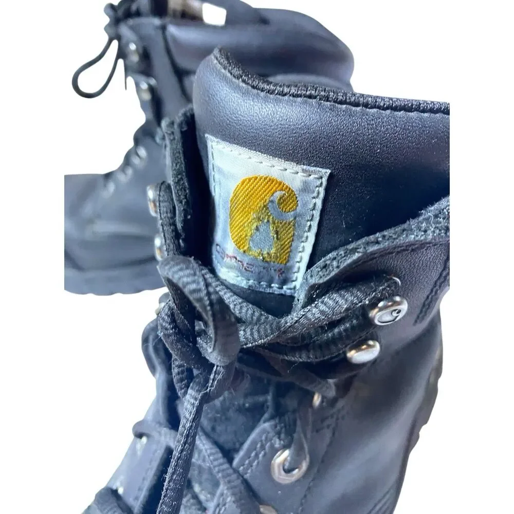 Carhartt Rugged Flex 6-Inch Waterproof Composite Toe Boots Mens 9 Black CMF6371